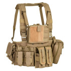 GILET TACTIQUE CHEST RIG RECON MULTI-FONCTIONS DEFCON 5 COYOTE