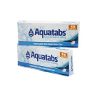 TABLETTES DE PURIFICATION D'EAU AQUATABS 2X50 PASTILLES