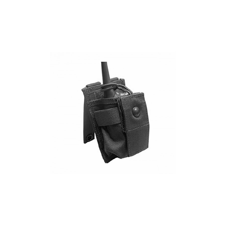 PORTE RADIO MILITAIRE DEFCON 5 NOIR PORTE RADIO MILITAIRE DEFCON 5 NOIR