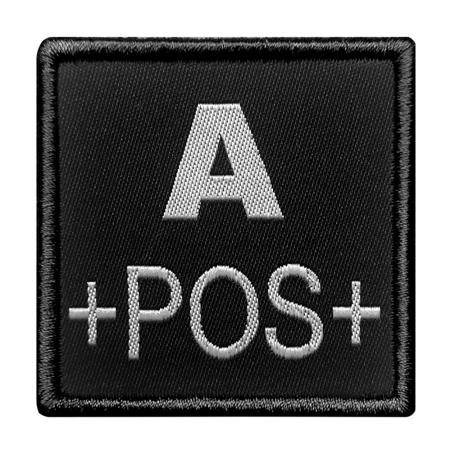 PATCH GROUPE SANGUIN A+ NOIR PATCH GROUPE SANGUIN A+ NOIR
