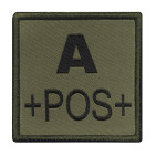 PATCH GROUPE SANGUIN A+ VERT OD