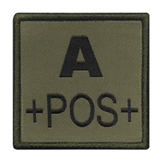 PATCH GROUPE SANGUIN A+ VERT OD