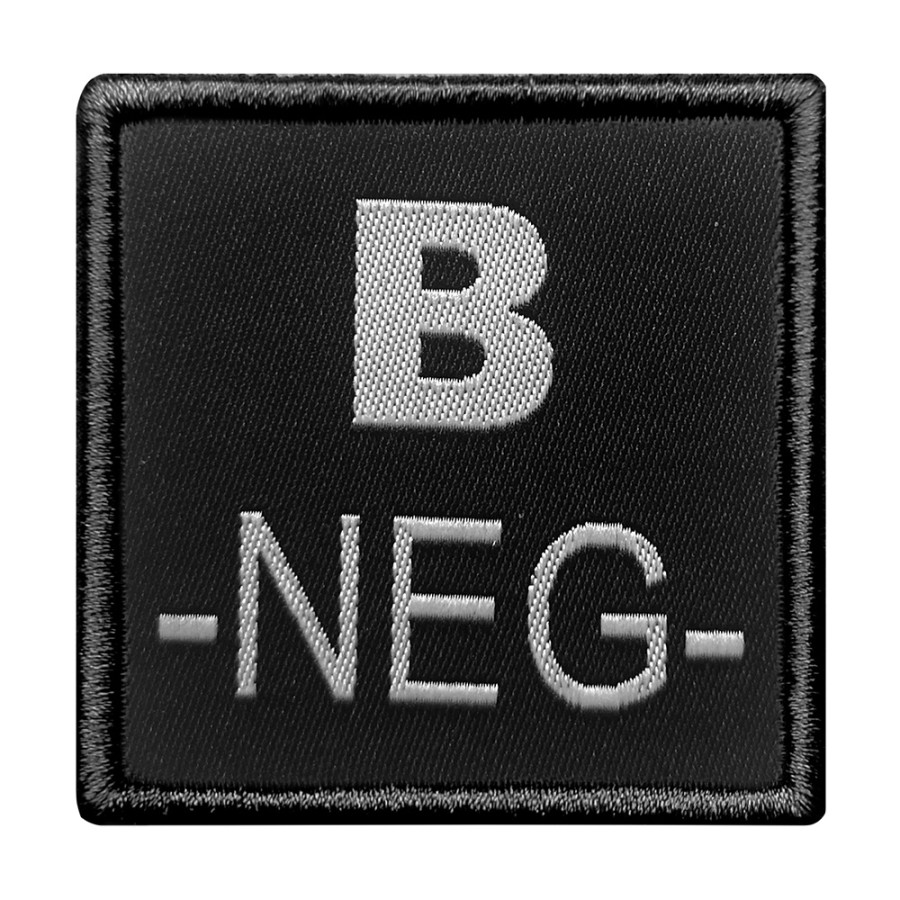 PATCH GROUPE SANGUIN B- NOIR