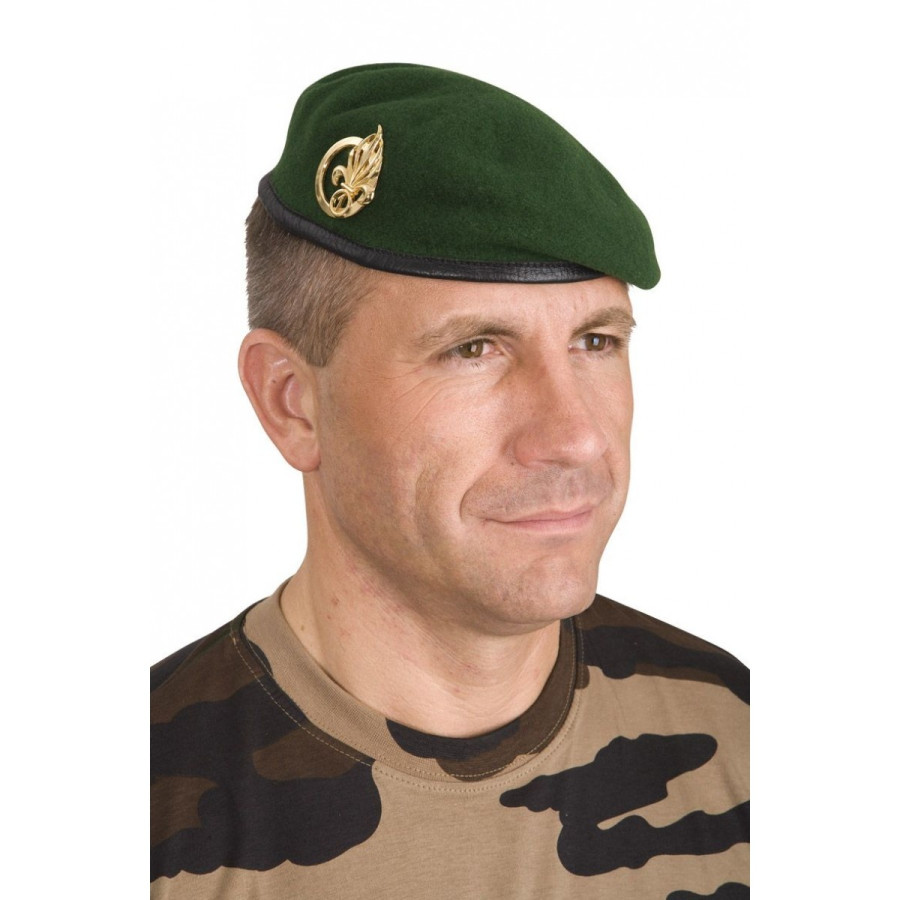 BERET MILITAIRE COMMANDO VERT LEGION