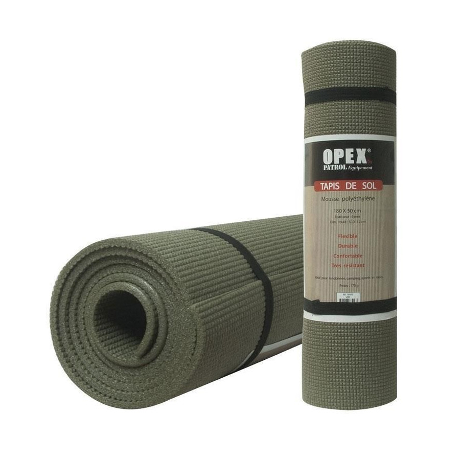 TAPIS DE SOL MILITAIRE MOUSSE XPE OPEX VERT OD