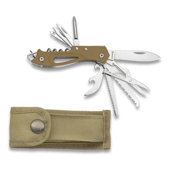 COUTEAU DE POCHE MULTI-FONCTIONS ALBAINOX COYOTE