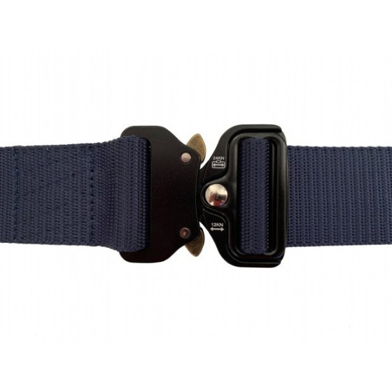 CEINTURE MILITAIRE ASSAULT AVEC BOUCLE COBRA BLEU MARINE