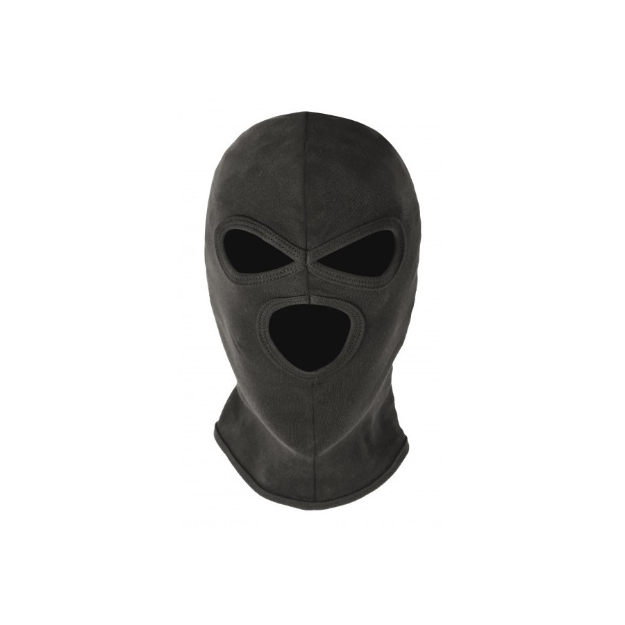 CAGOULE D'INTERVENTION 3 TROUS COTON NOIR CAGOULE D'INTERVENTION 3 TROUS COTON NOIR
