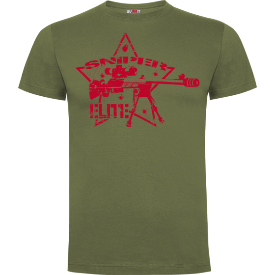 TSHIRT SNIPER VERT OD