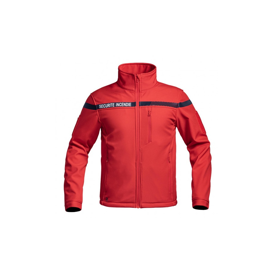 SOFTSHELL SECU ONE SSIAP ROUGE