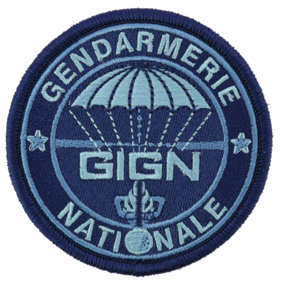 ECUSSON GENDARMERIE GIGN FOND BLEU