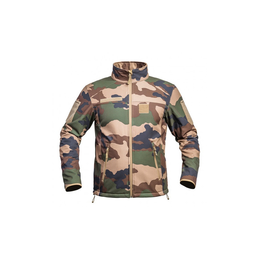 VESTE SOFTSHELL A10 EQUIPEMENT FIGHTER CAMO FR