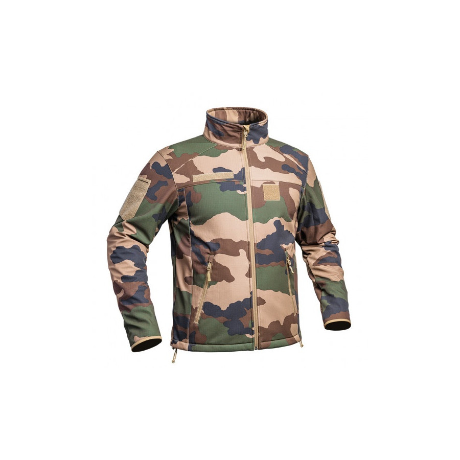 VESTE SOFTSHELL A10 EQUIPEMENT FIGHTER CAMO FR