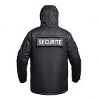 PARKA A10 HARDSHELL WF150 SECU-ONE FLAP SECURITE NOIR