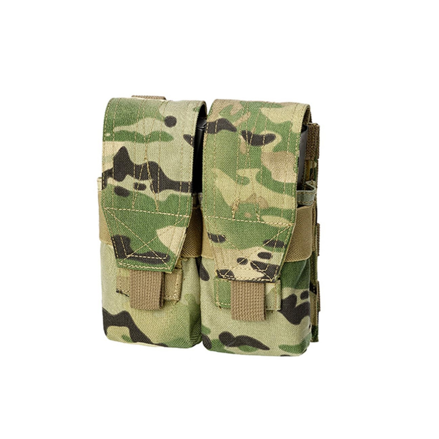 PORTE CHARGEUR DOUBLE CAL. 5.56 + AK47 7.62 DEFCON 5 MULTICAM