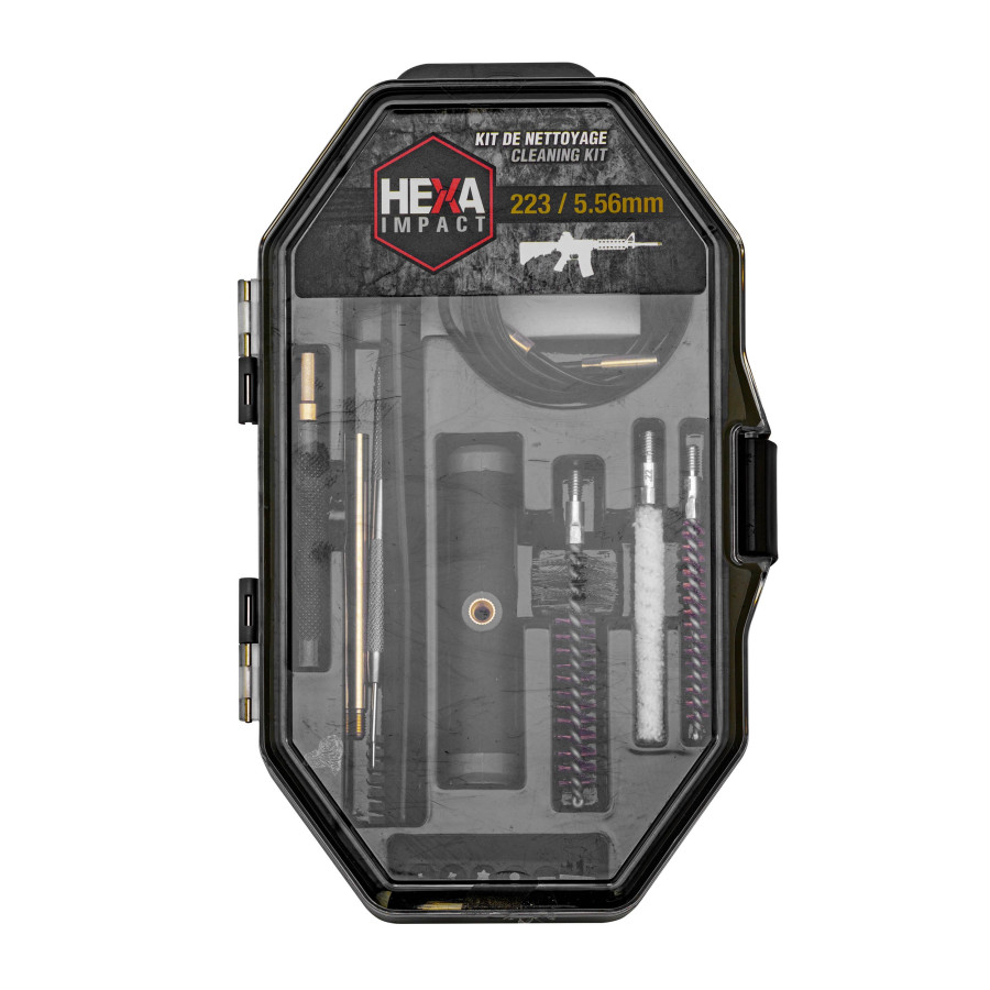 KIT DE NETTOYAGE COMPLET POUR ARMES DE CAL.5.56 ET 223 REM. KIT DE NETTOYAGE COMPLET POUR ARMES DE CAL.5.56 ET 223 REM.