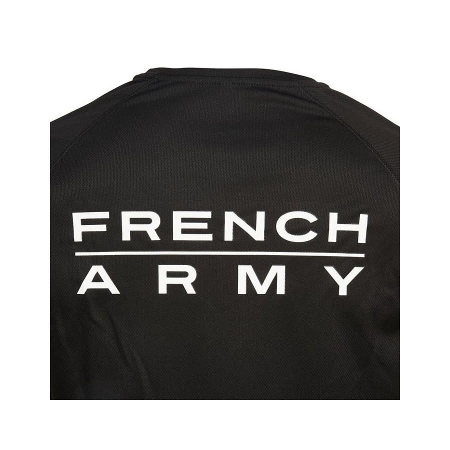 T-SHIRT MILITAIRE RESPIRANT FRENCH ARMY NOIR