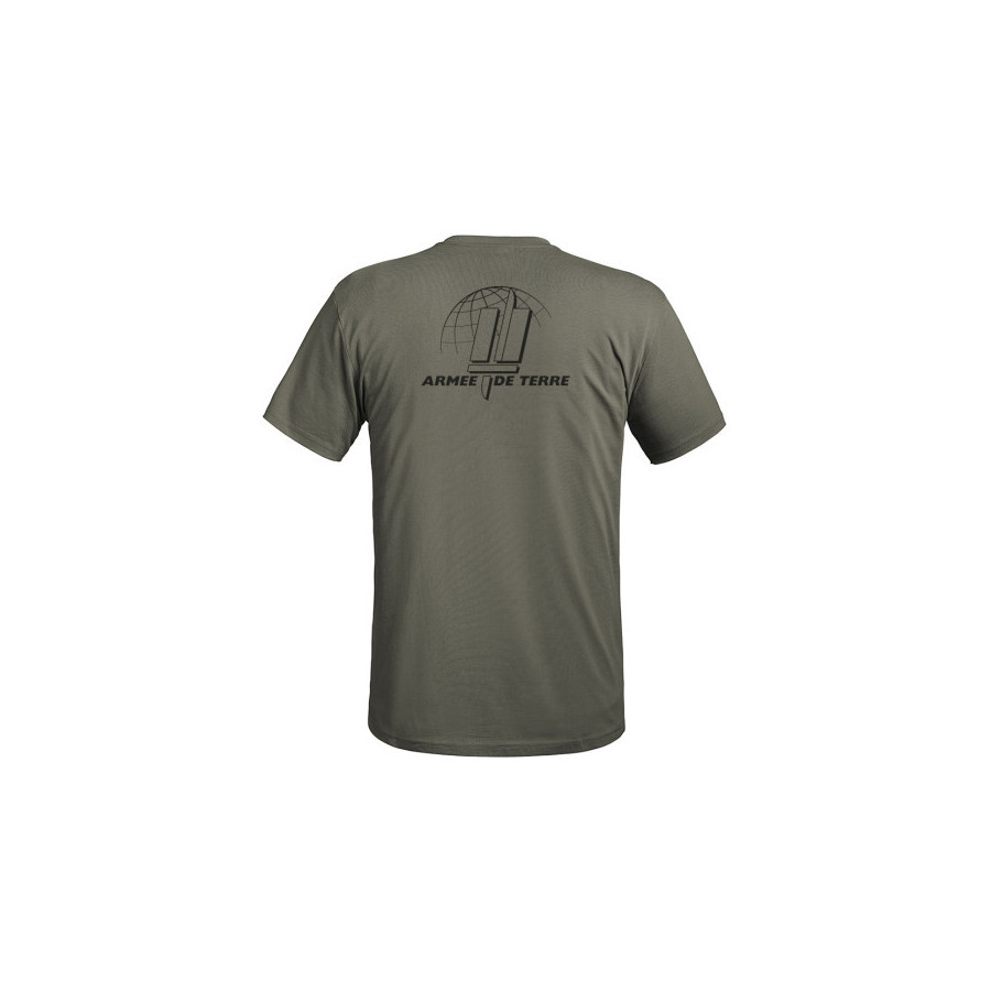 TSHIRT FELIN ARMEE DE TERRE VERT KAKI