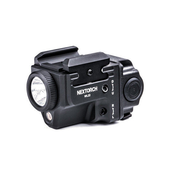 LAMPE 650 Lumens avec POINTEUR LASER ROUGE pour Armes de Poing NEXTORCH WL22