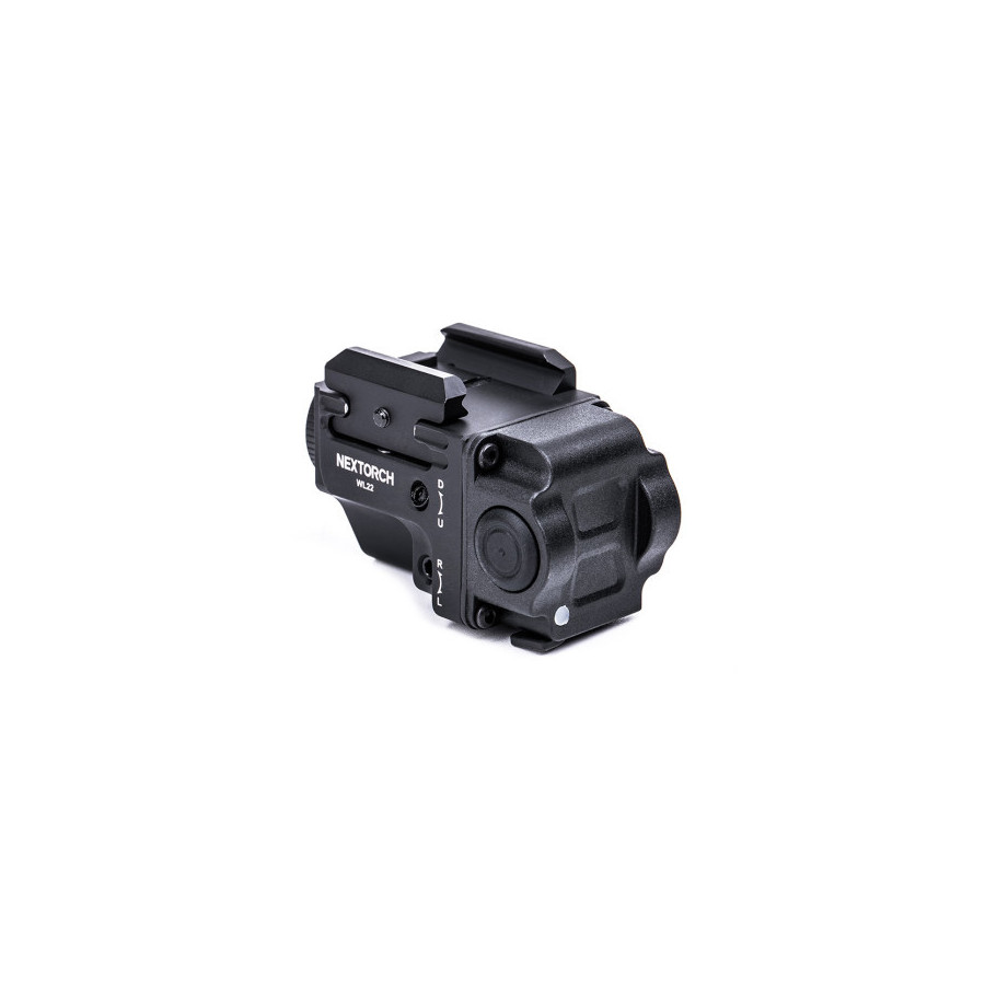 LAMPE 650 Lumens avec POINTEUR LASER ROUGE pour Armes de Poing NEXTORCH WL22