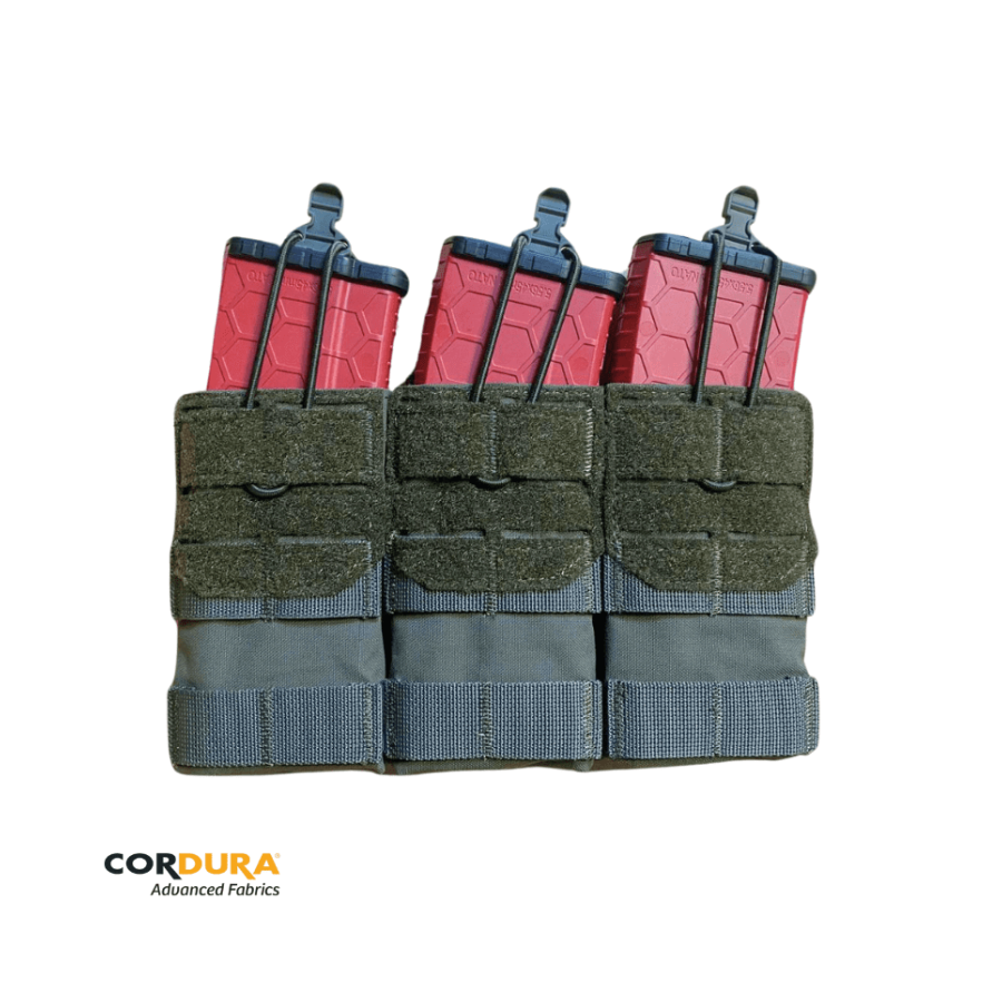 PORTE CHARGEUR TRIPLE HONOR 5.56 CASTRA PRAETORIA OLIVE PORTE CHARGEUR TRIPLE HONOR 5.56 CASTRA PRAETORIA OLIVE
