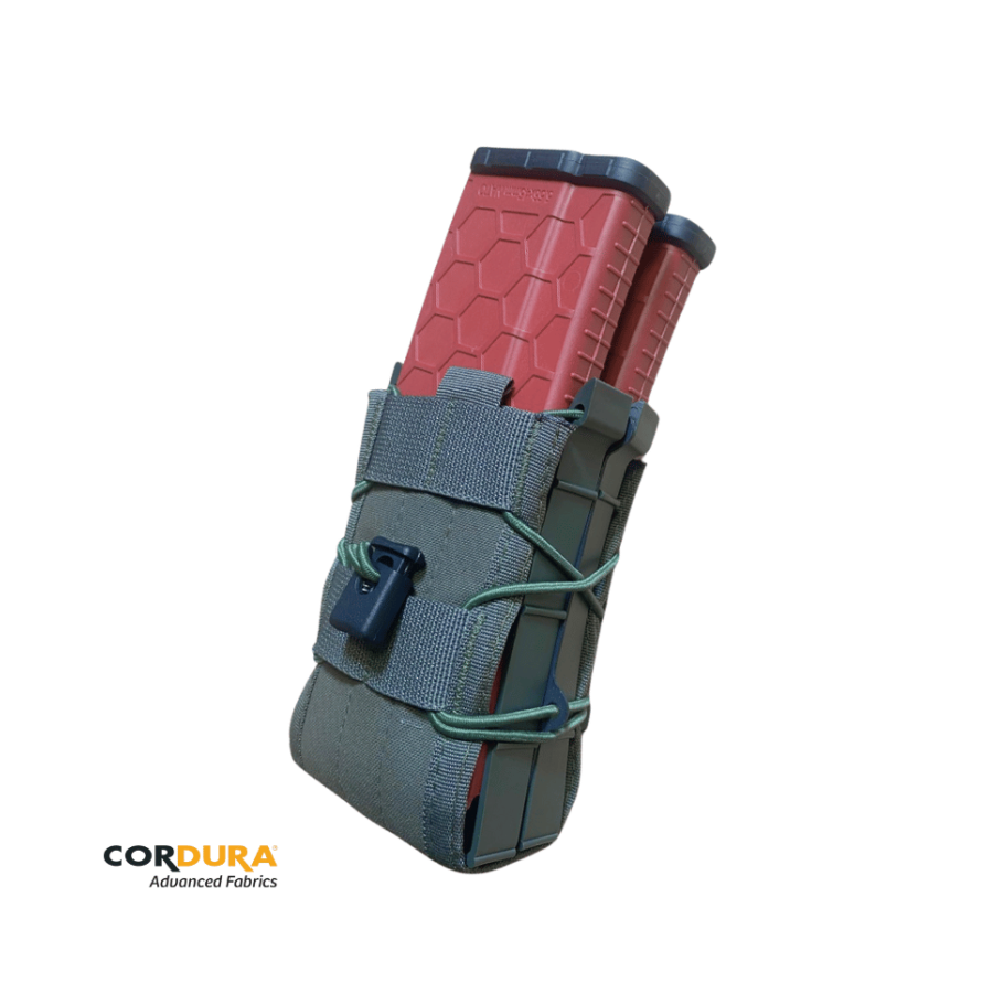Porte-Chargeurs Double HONOR FAST-LEGIO-NOW-X2-RG – Tactique MOLLE Militaire Ranger Green