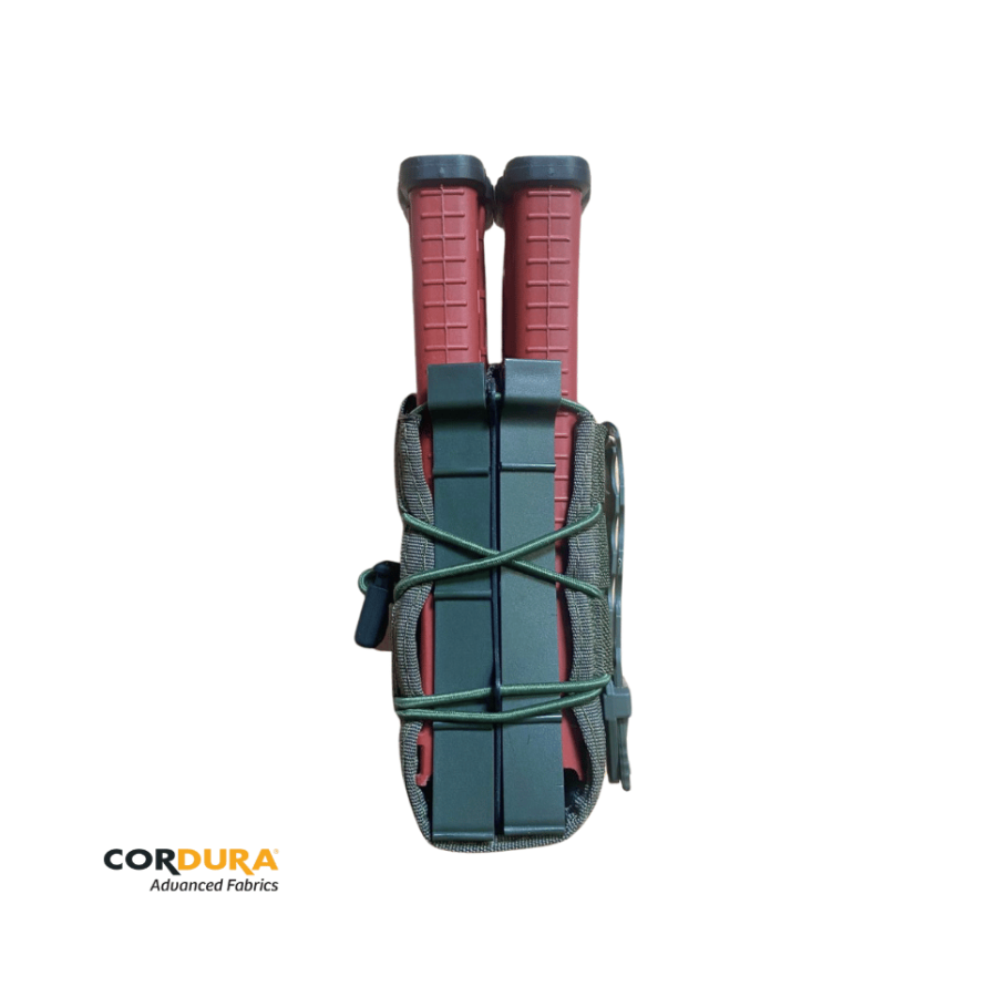 Porte-Chargeurs Double HONOR FAST-LEGIO-NOW-X2-RG – Tactique MOLLE Militaire Ranger Green