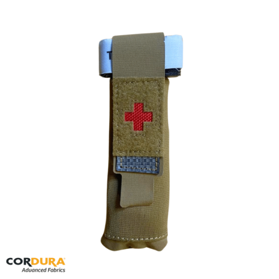 Porte Garrot Militaire MOLLE "CuratioNow" - Coyote | HONOR