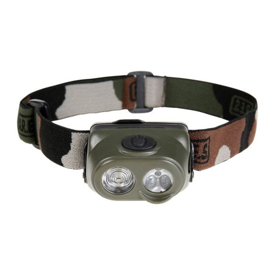 LAMPE FRONTALE 1W + 4 LEDS ARES