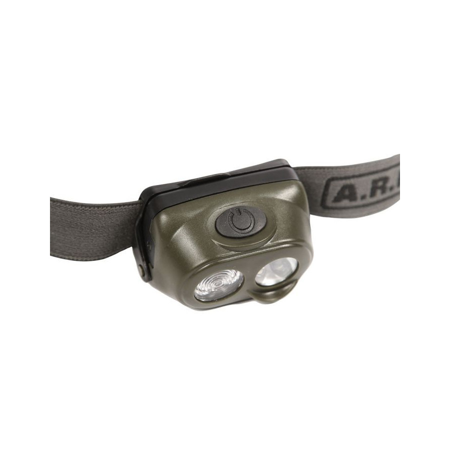 LAMPE FRONTALE 1W + 4 LEDS ARES