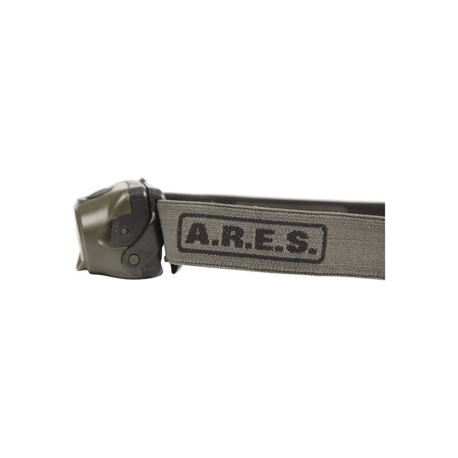 LAMPE FRONTALE 1W + 4 LEDS ARES