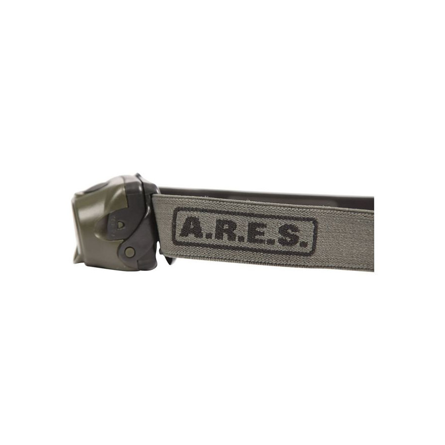 LAMPE FRONTALE 1W + 4 LEDS ARES