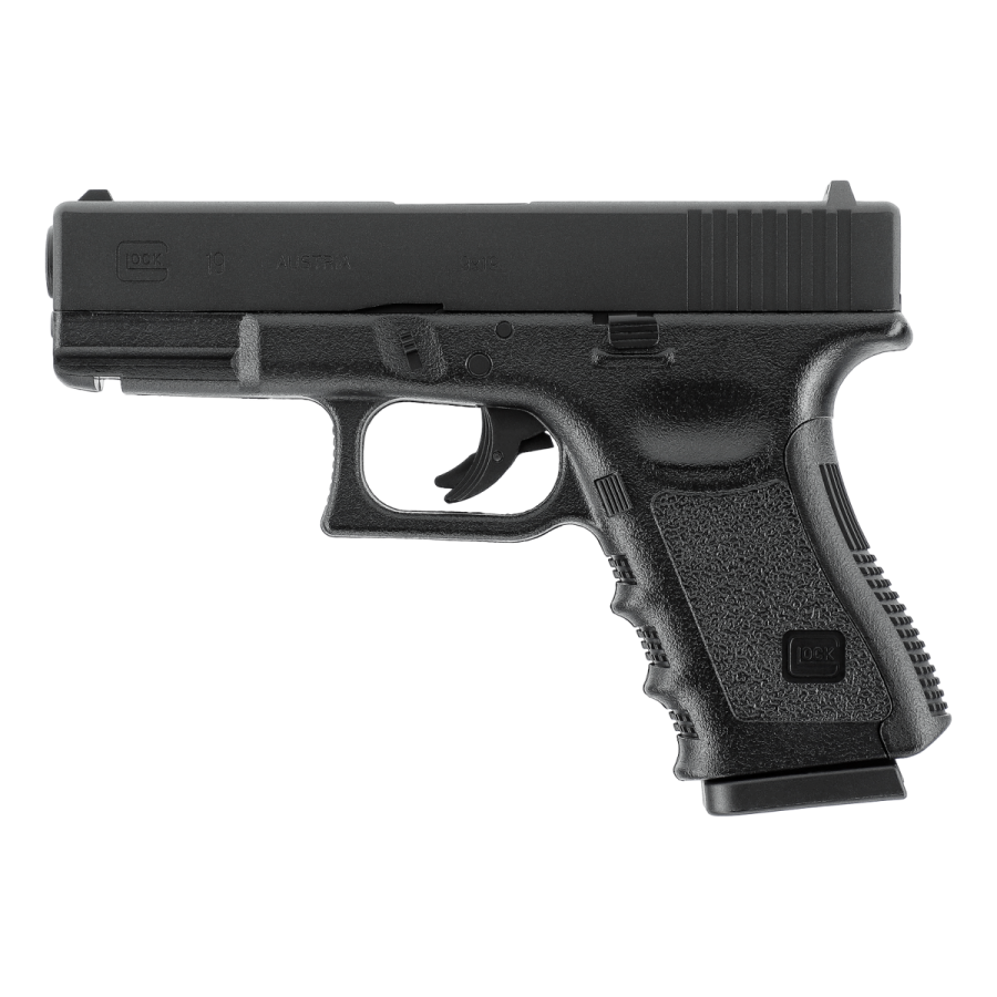 Glock 19 Umarex 4.5mm CO₂ Culasse Fixe Noir Glock 19 Umarex 4.5mm CO₂ Culasse Fixe Noir