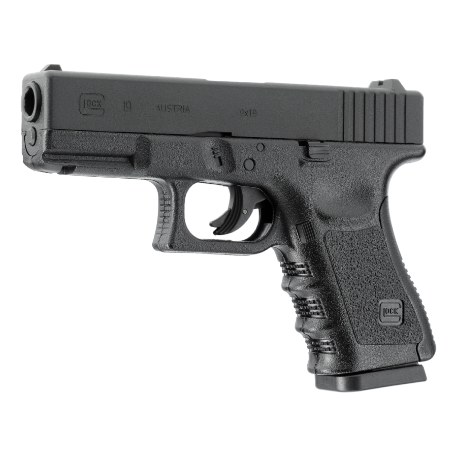 Glock 19 Umarex 4.5mm CO₂  Culasse Fixe Noir
