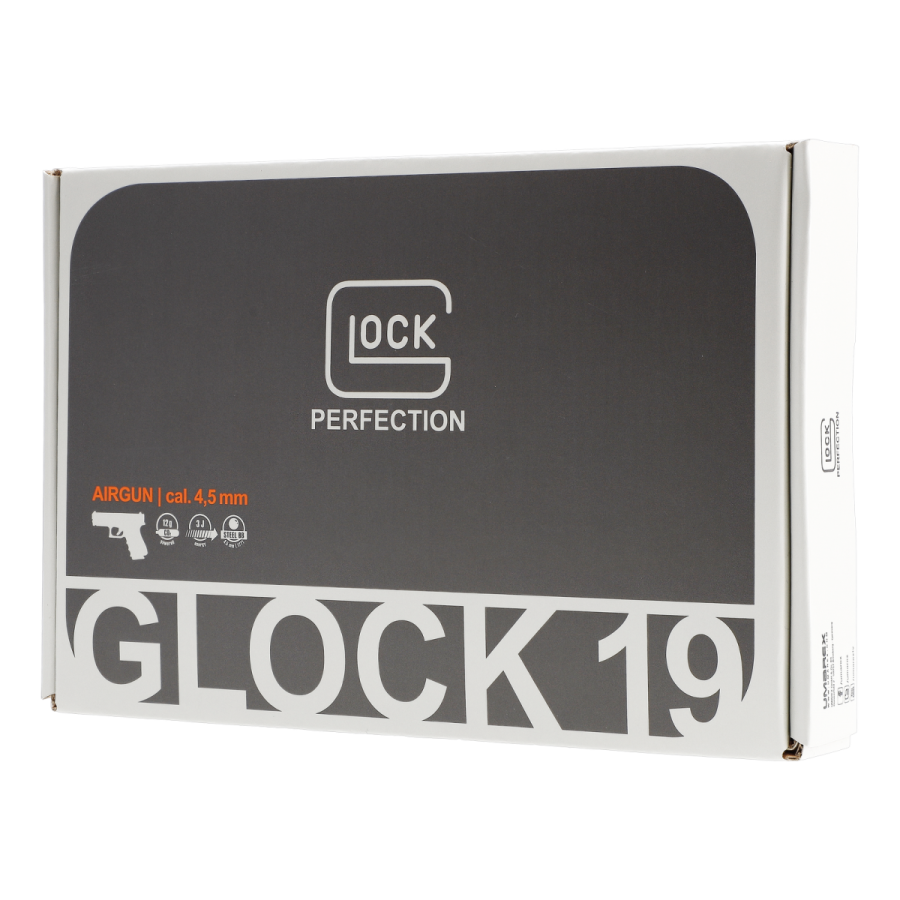 Glock 19 Umarex 4.5mm CO₂  Culasse Fixe Noir
