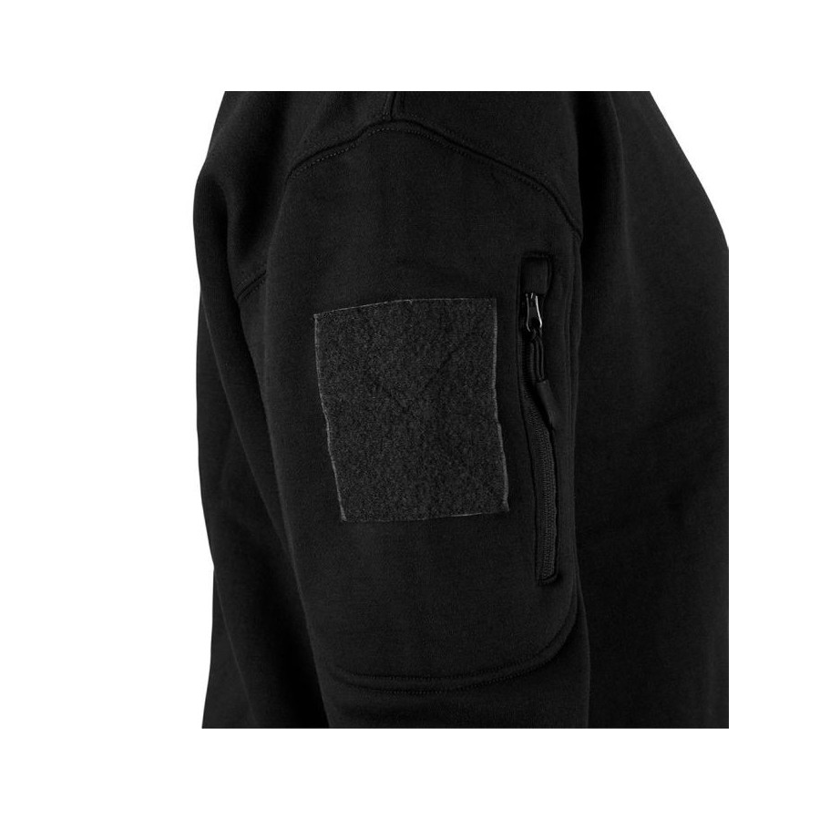 SWEAT-SHIRT MILITAIRE SANS CAPUCHE ARES FRENCH ARMY NOIR
