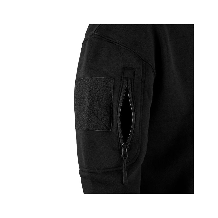 SWEAT-SHIRT MILITAIRE SANS CAPUCHE ARES FRENCH ARMY NOIR
