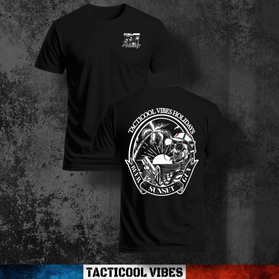 T-shirt Tactical Vibes noir - Holidays Fighter