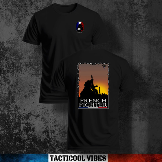 T-shirt Tactical Vibes noir - French Fighter