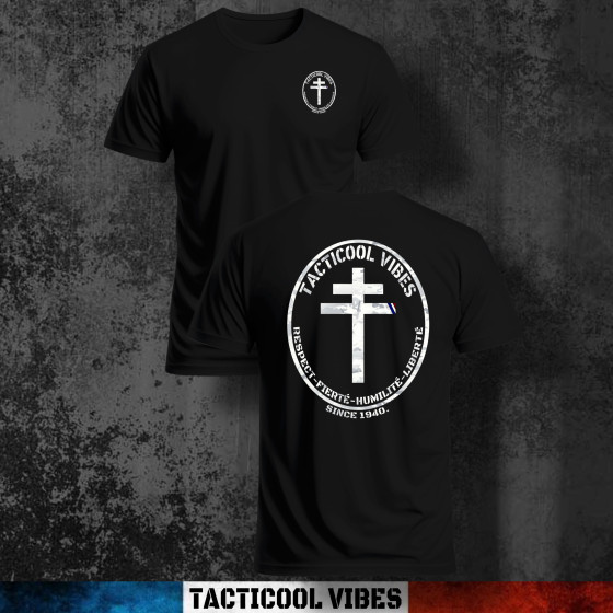 T-shirt Tactical Vibes noir - Résistance