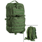 SAC A DOS MILITAIRE ASSAUT MIL-TEC 36 LITRES VERT OD