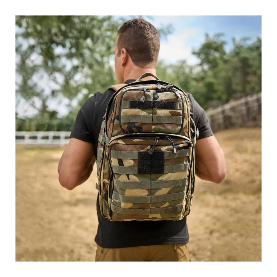 SAC A DOS RUSH 24 2.0  37 LITRES 5.11 WOODLAND SAC A DOS RUSH 24 2.0  37 LITRES 5.11 WOODLAND