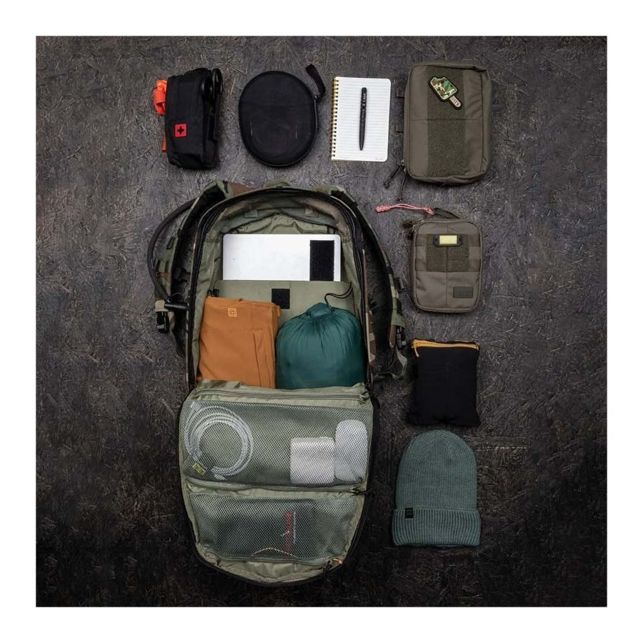 SAC A DOS RUSH 24 2.0  37 LITRES 5.11 WOODLAND SAC A DOS RUSH 24 2.0  37 LITRES 5.11 WOODLAND