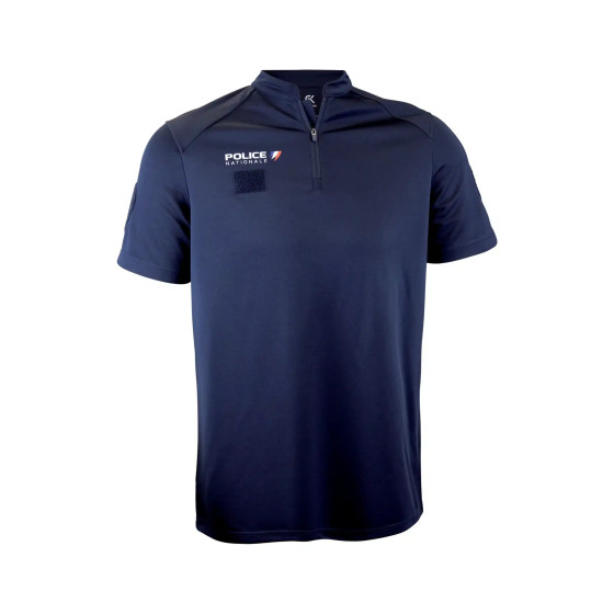 Polo Police Nationale Manches Courtes Bleu Marine – Uniforme Officiel