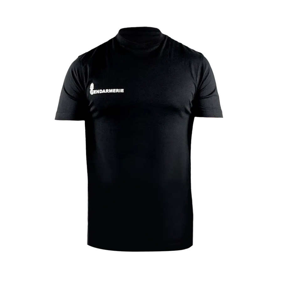 T-shirt GK 680g Noir Gendarmerie Marquage Blanc, Confort & Résistance T-shirt GK 680g Noir Gendarmerie Marquage Blanc, Confort & Résistance