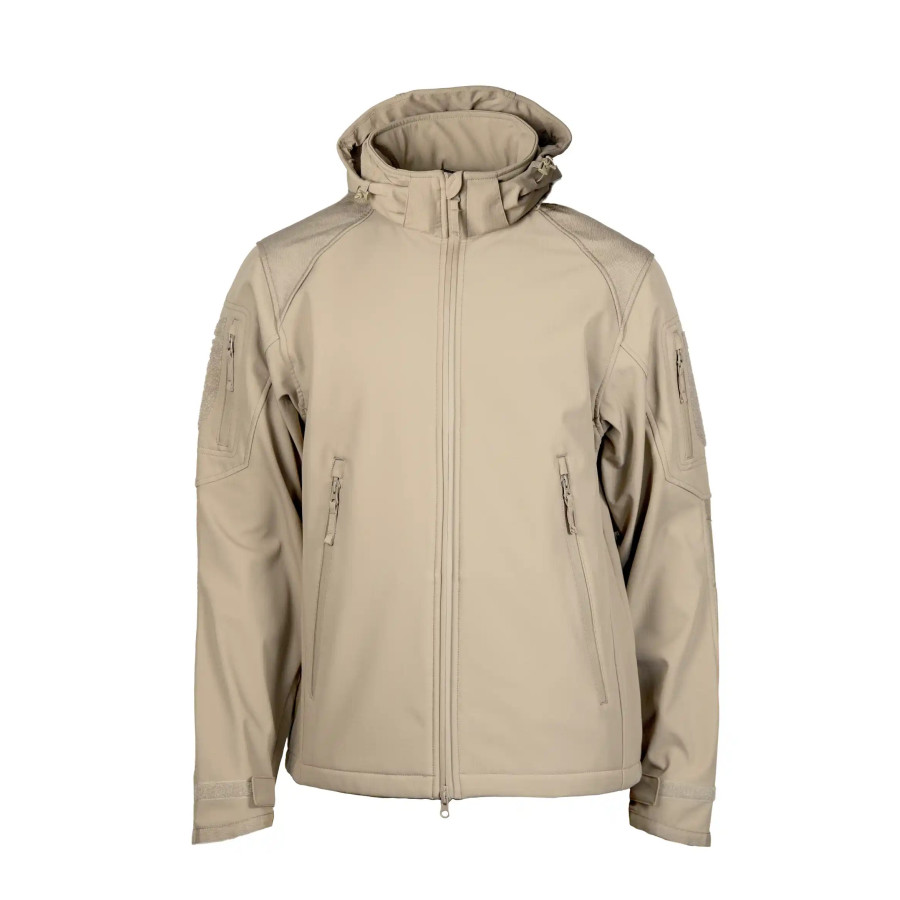 Veste Softshell Ripstop GK DUTYCALL Coyote - Imperméable et Résistante Veste Softshell Ripstop GK DUTYCALL Coyote - Imperméable et Résistante