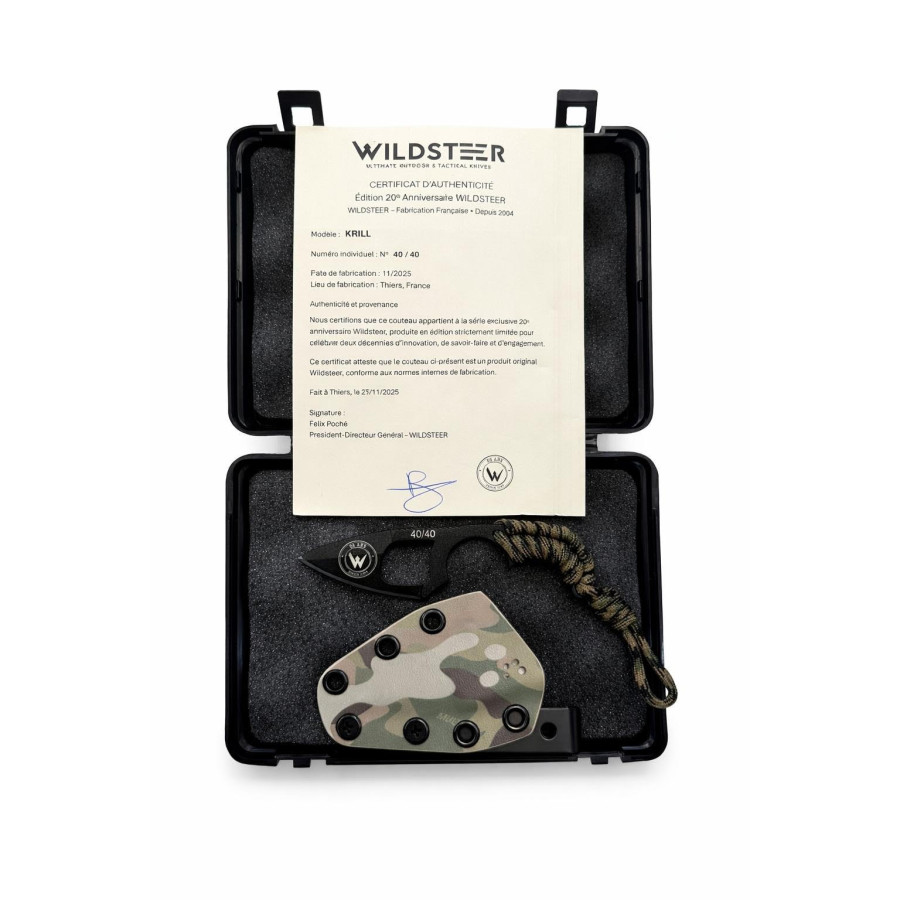 Couteau tactique Krill – Édition limitée militaire