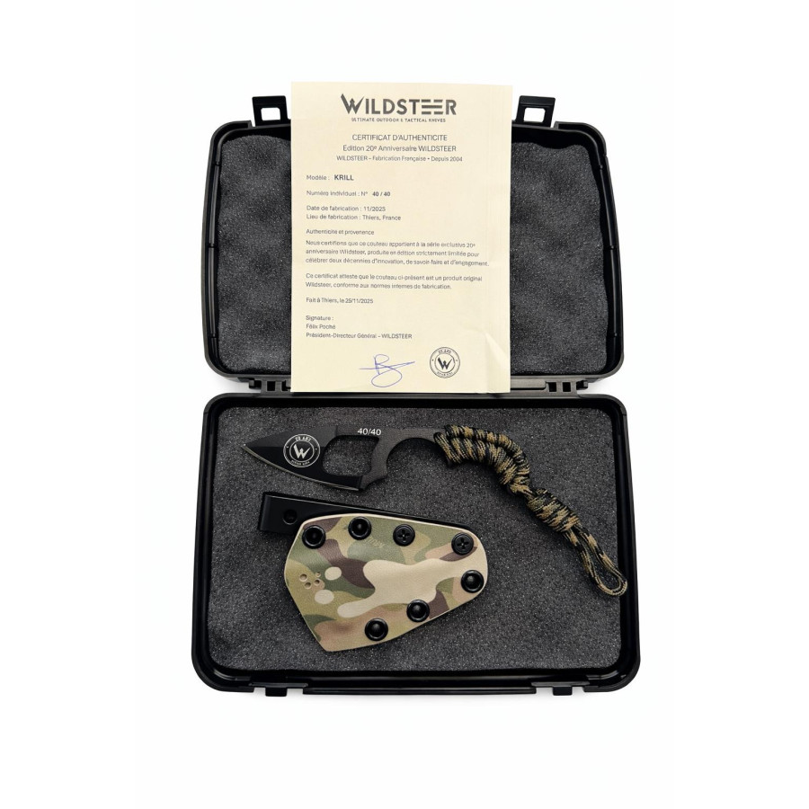 Couteau tactique Krill – Édition limitée militaire