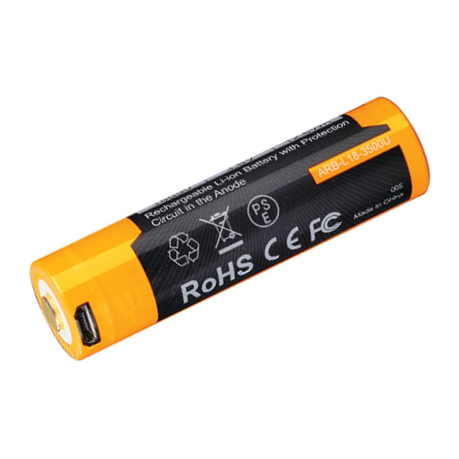 Batterie rechargeable FENIX ARBL18-3500U 18650 – 3,6V 3500mAh USB