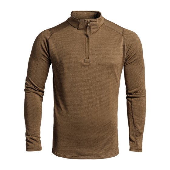 Sweat zippé thermique A10 Equipment THERMO PERFORMER -20°C Tan